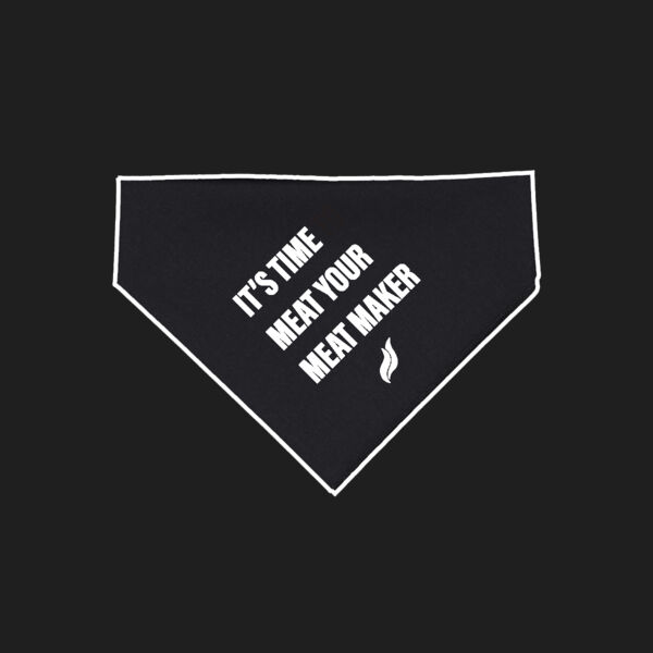 704-Meat Your Maker - Dog Bandana Thumbnail