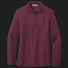 Women's Silk Touch Long Sleeve Polo Thumbnail